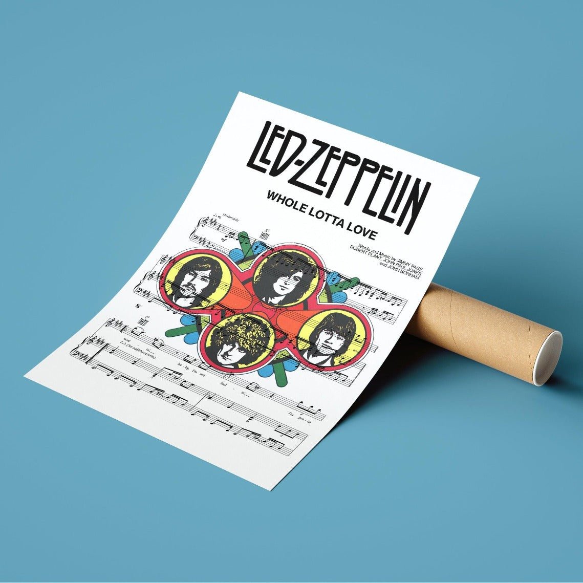 Led Zeppelin - Whole Lotta Love Poster - 98typesMusic