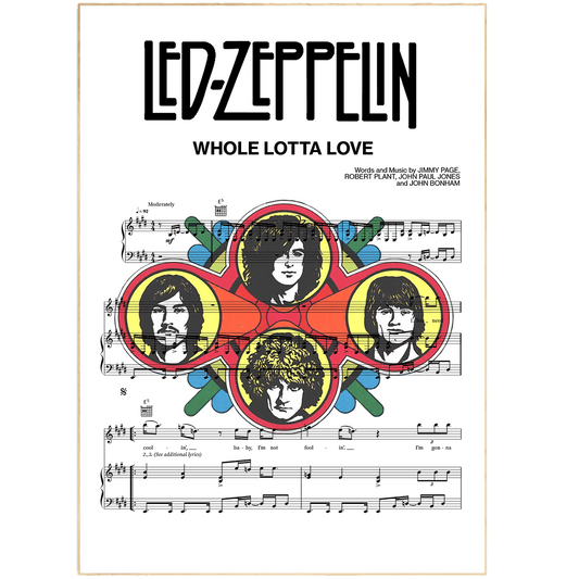 Led Zeppelin - Whole Lotta Love Poster - 98typesMusic