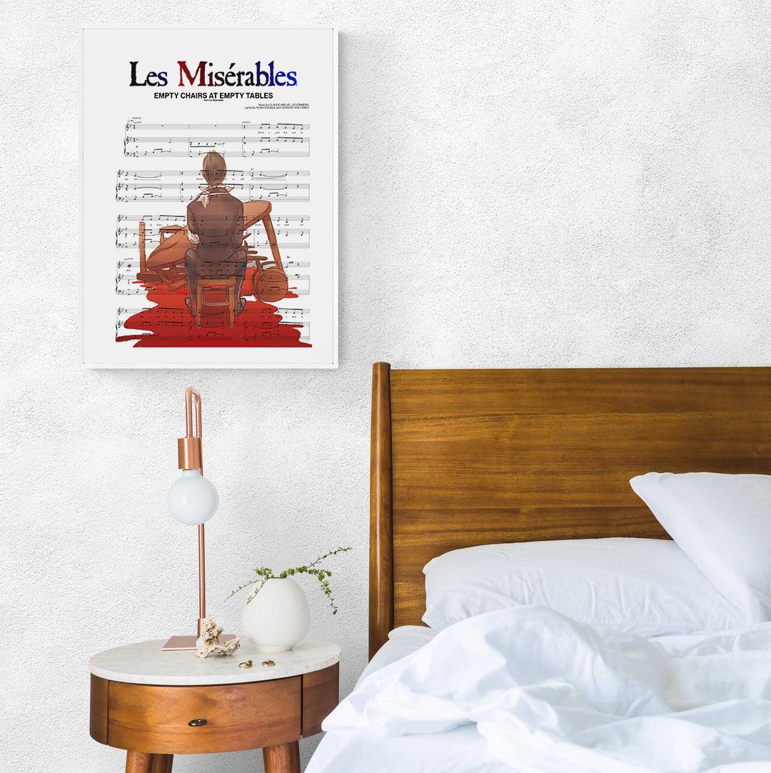 Les miserables - EMPTY CHAIRS AT EMPTY TABLES Poster - 98typesMusic