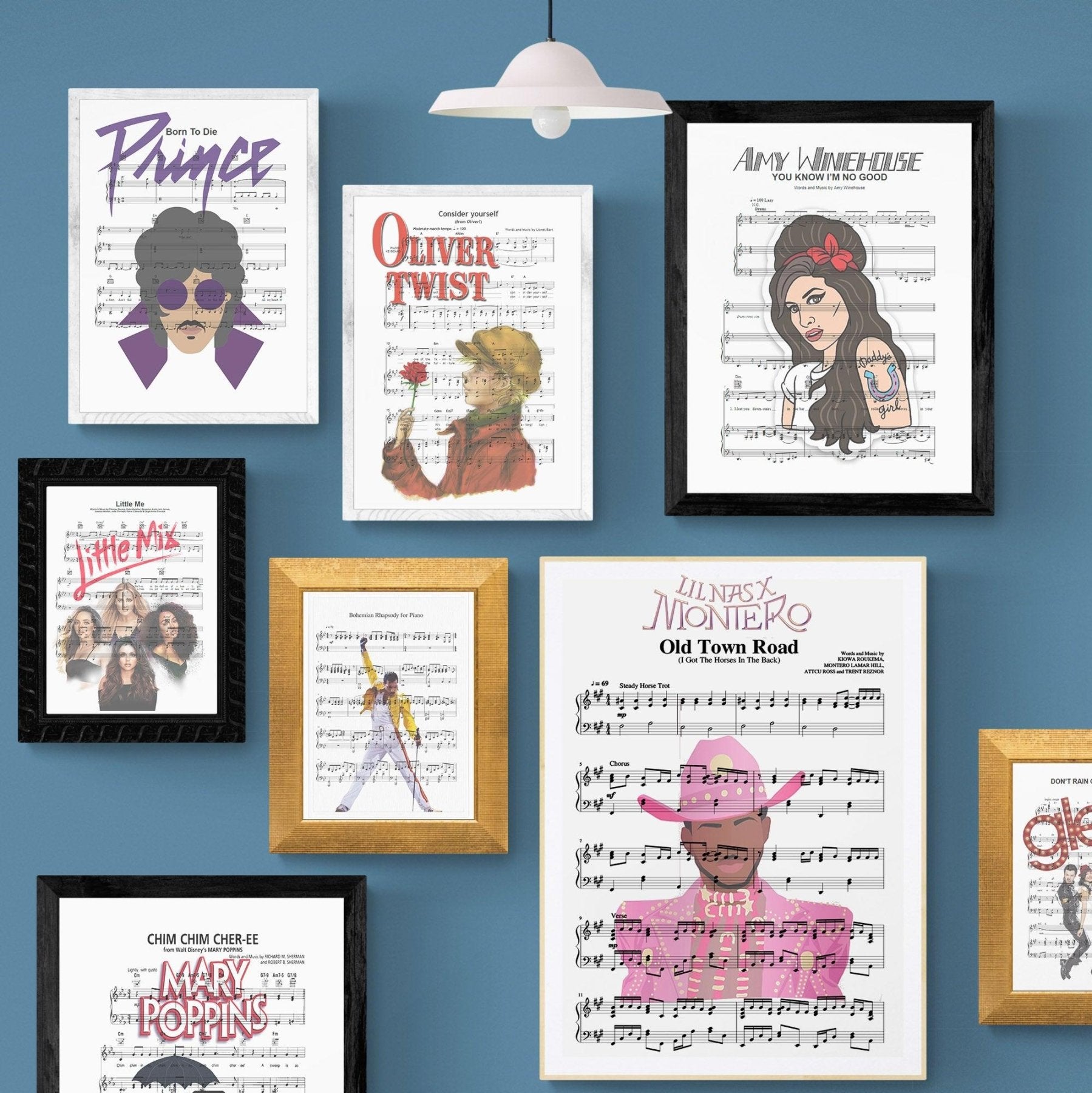 Lil Nas X - Old Town Road Song Music Print - 98typesMusic