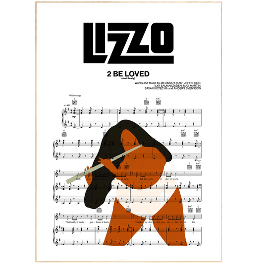 Lizzo - 2 BE LOVED Poster - 98typesMusic