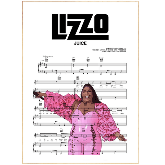 Lizzo - JUICE Poster - 98typesMusic