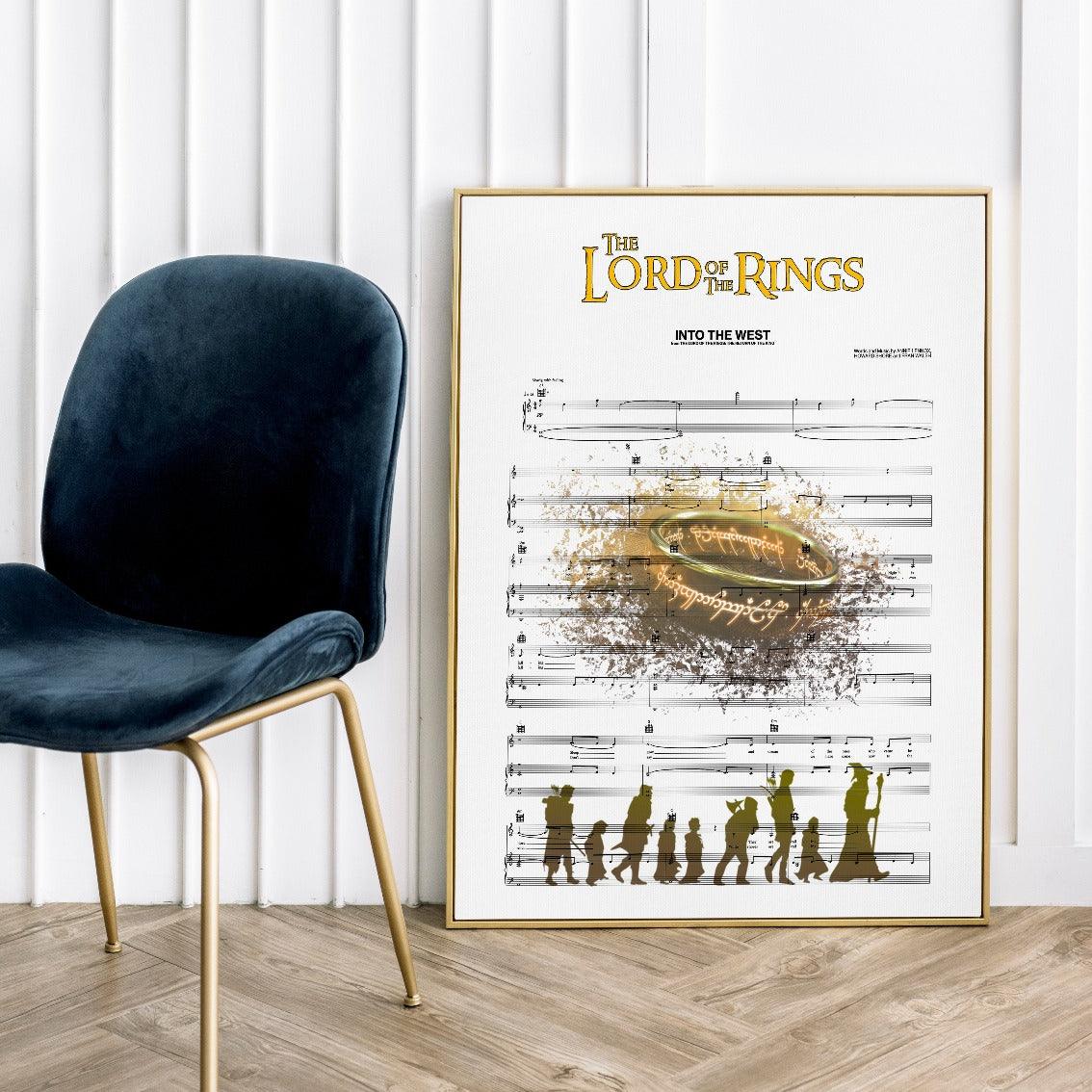 Lord of the Rings Print - 98typesMusic