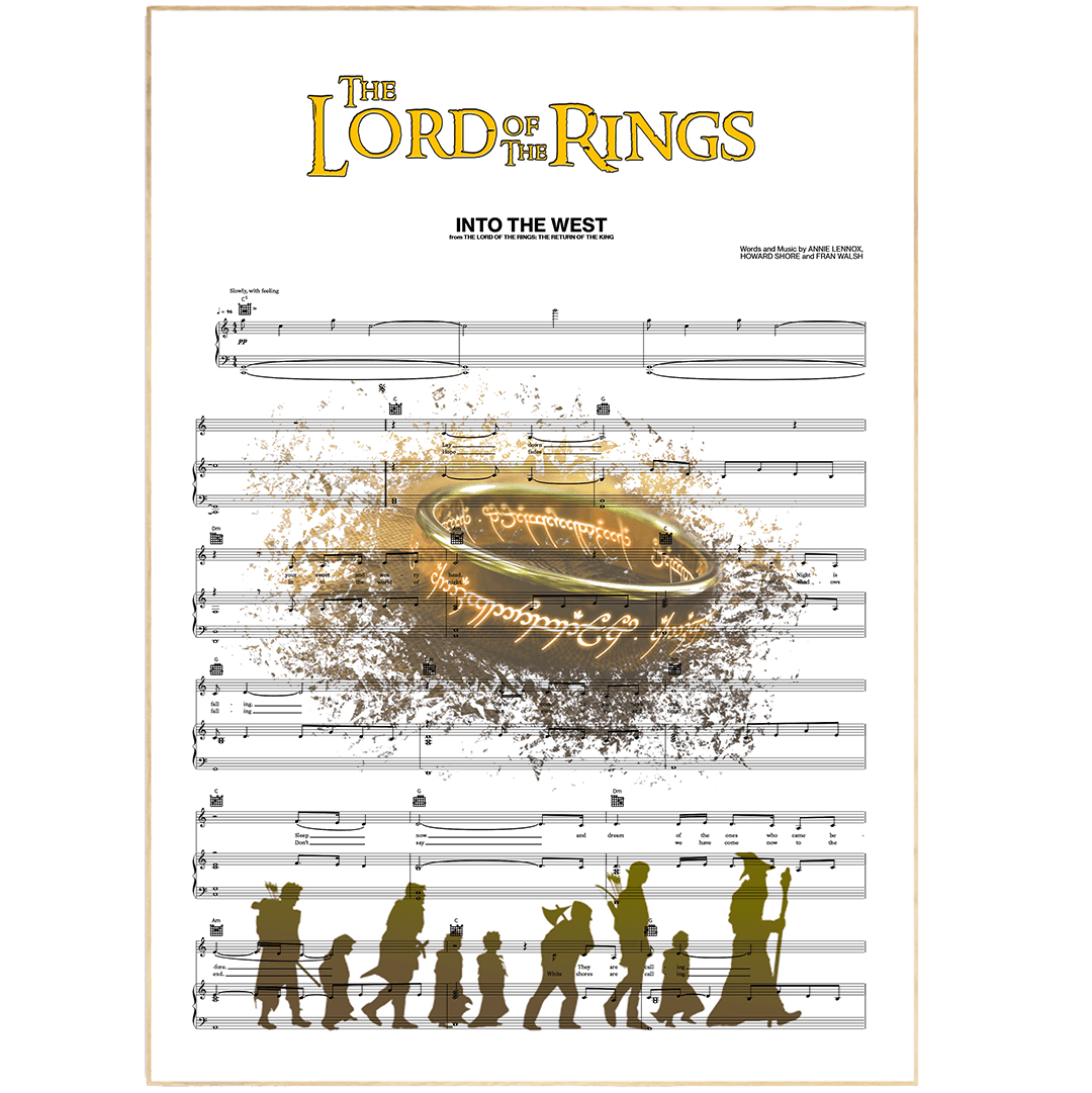 Lord of the Rings Print - 98typesMusic