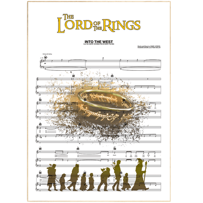 Lord of the Rings Print - 98typesMusic