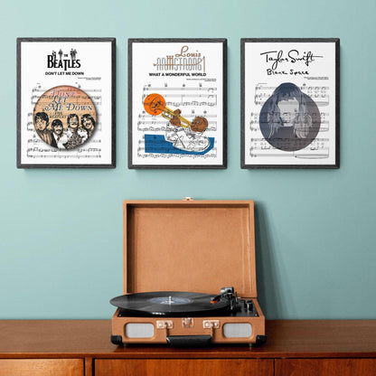 Louis Armstrong - What A Wonderful World Poster - 98typesMusic