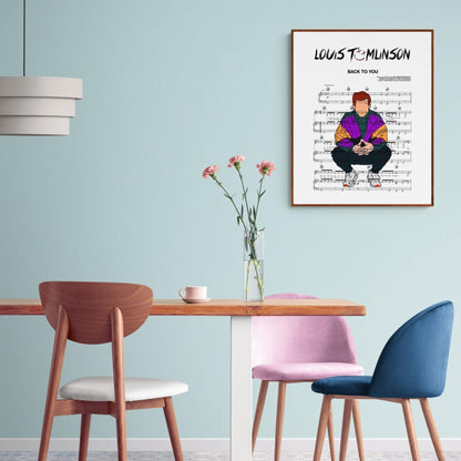 Louis Tomlinson - BACK TO YOU Poster - 98typesMusic