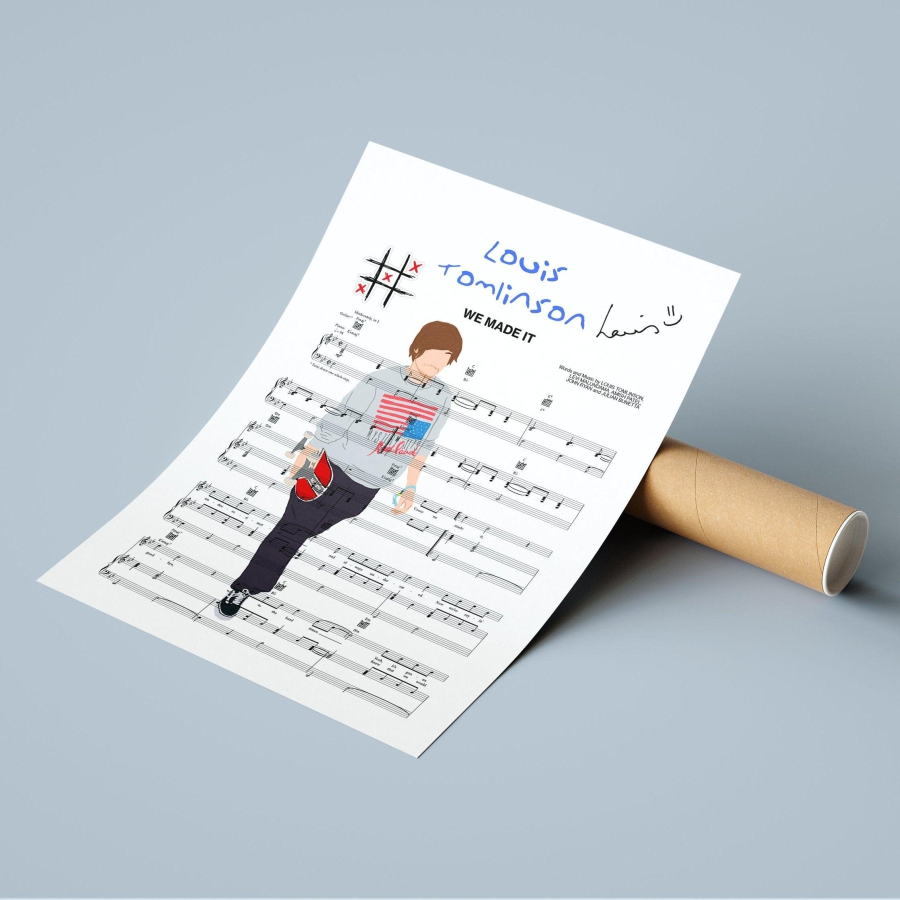 Louis Tomlinson - We Made It Poster - 98typesMusic