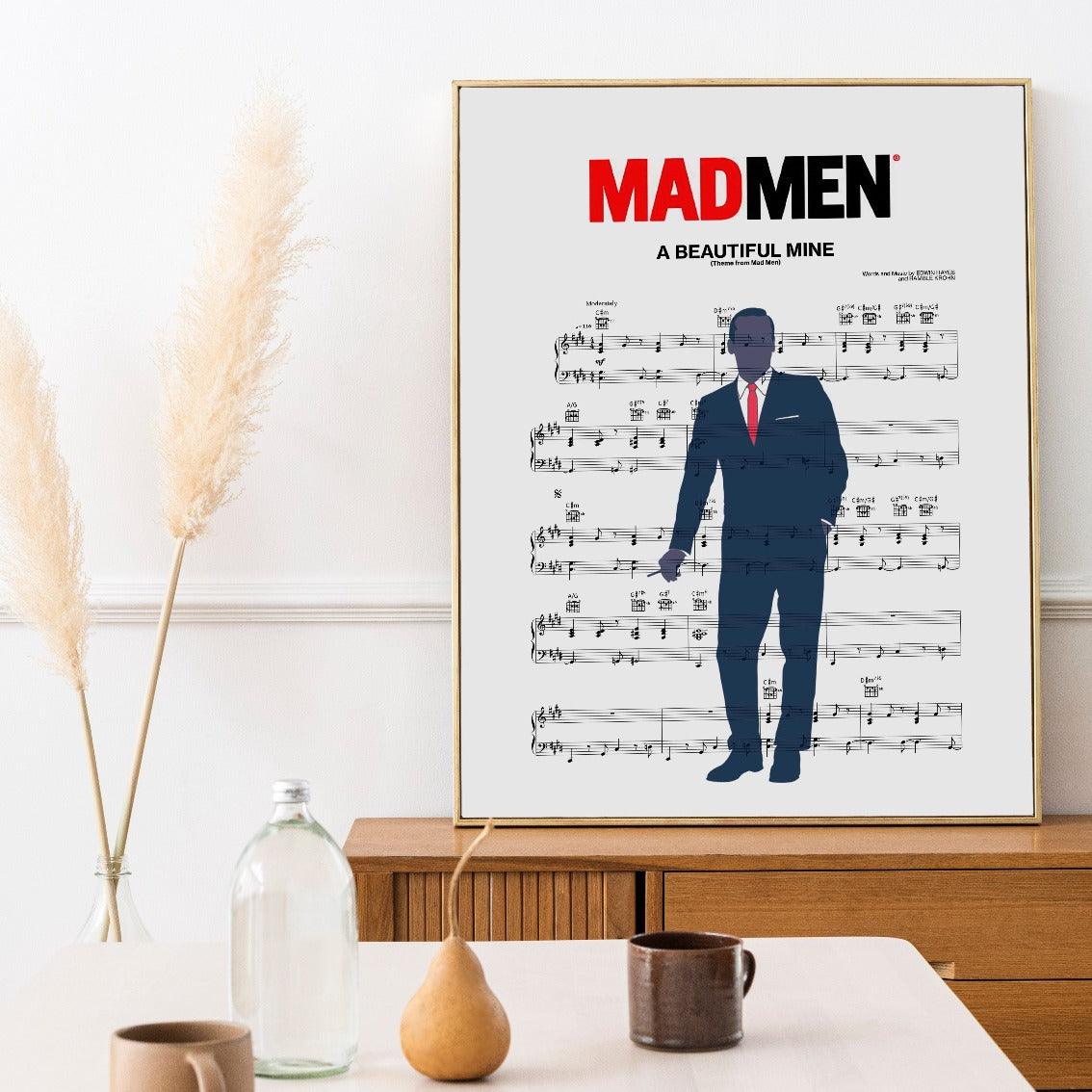 Mad Men Main Theme Poster - 98typesMusic
