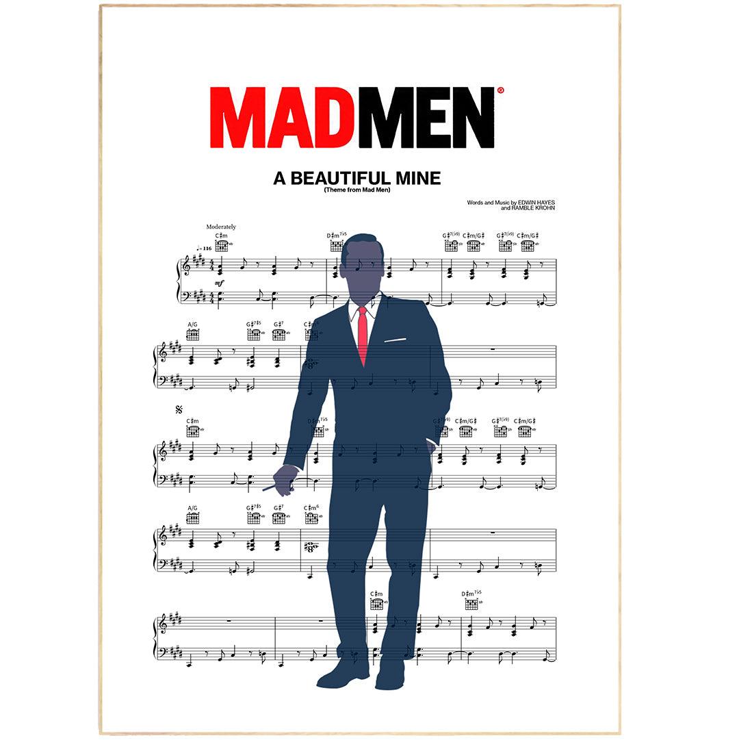 Mad Men Main Theme Poster - 98typesMusic