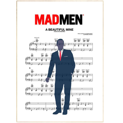 Mad Men Main Theme Poster - 98typesMusic