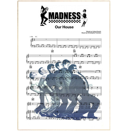 Madness - Our House Poster - 98typesMusic