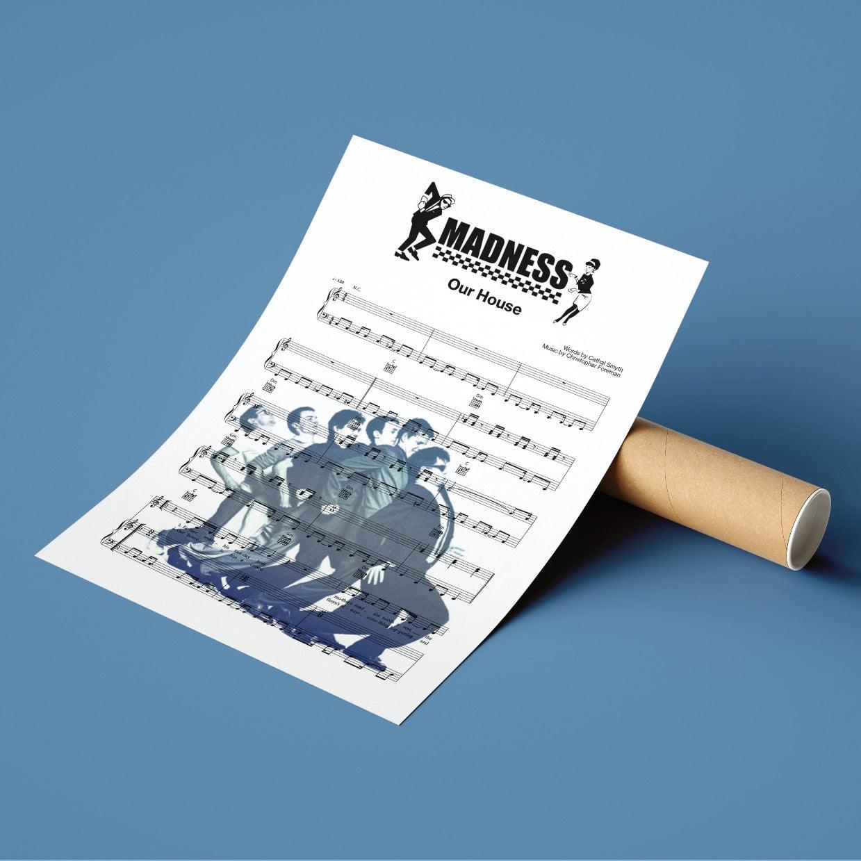 Madness - Our House Poster - 98typesMusic