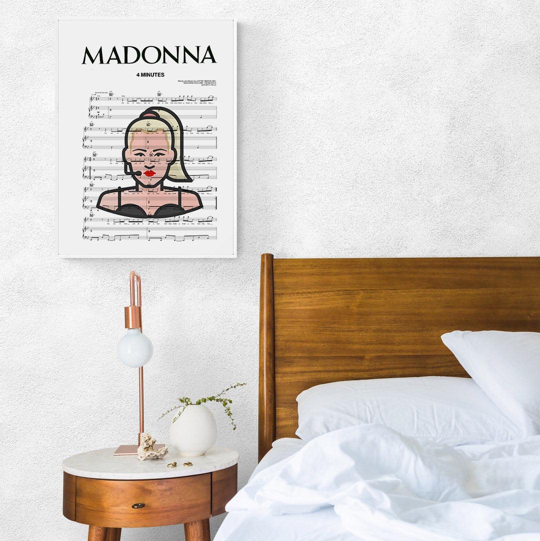 Madonna - 4 MINUTES Poster - 98typesMusic