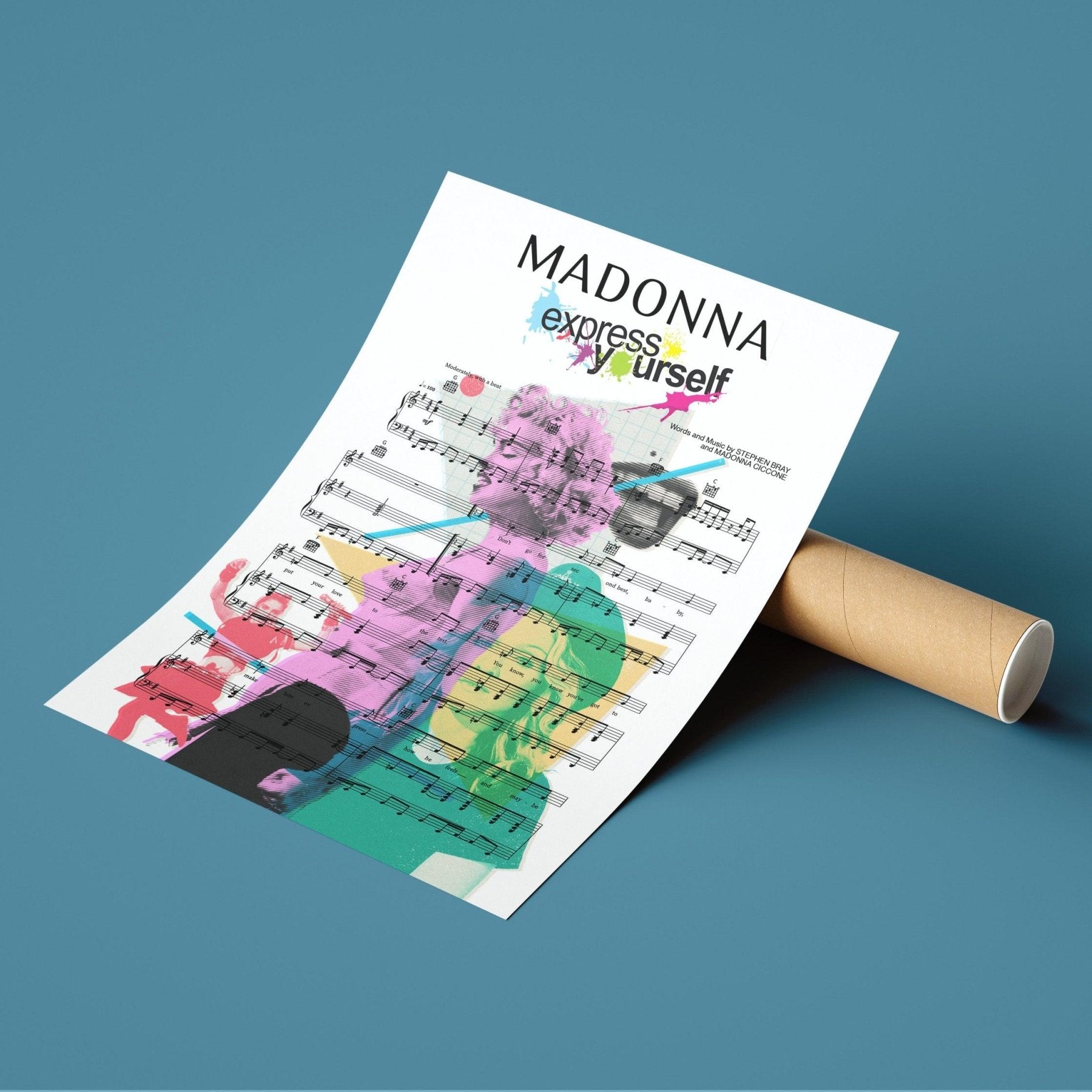 Madonna - Express Yourself Poster - 98typesMusic