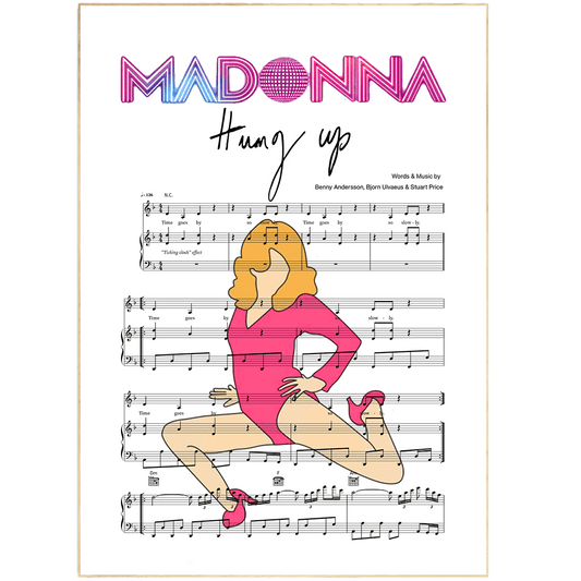 Madonna - Hung Up Poster - 98typesMusic