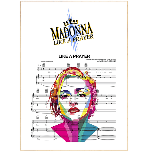 Madonna - Like A Prayer Poster - 98typesMusic