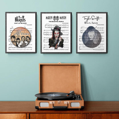 Marilyn Manson - The Beautiful People Poster - 98typesMusic