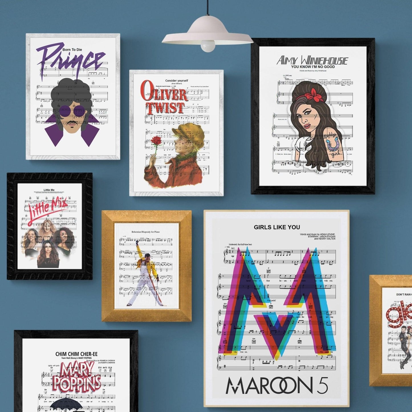 Maroon 5 - Girls Like You Poster - 98typesMusic