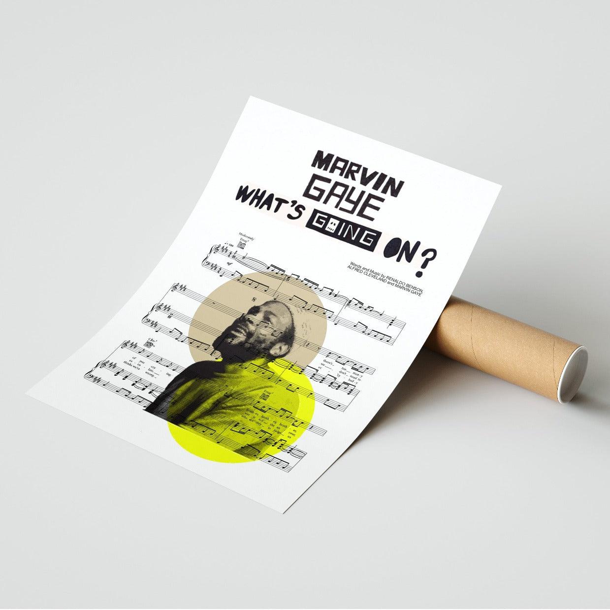 Marvin Gaye - WHAT’S GOING ON Poster - 98typesMusic