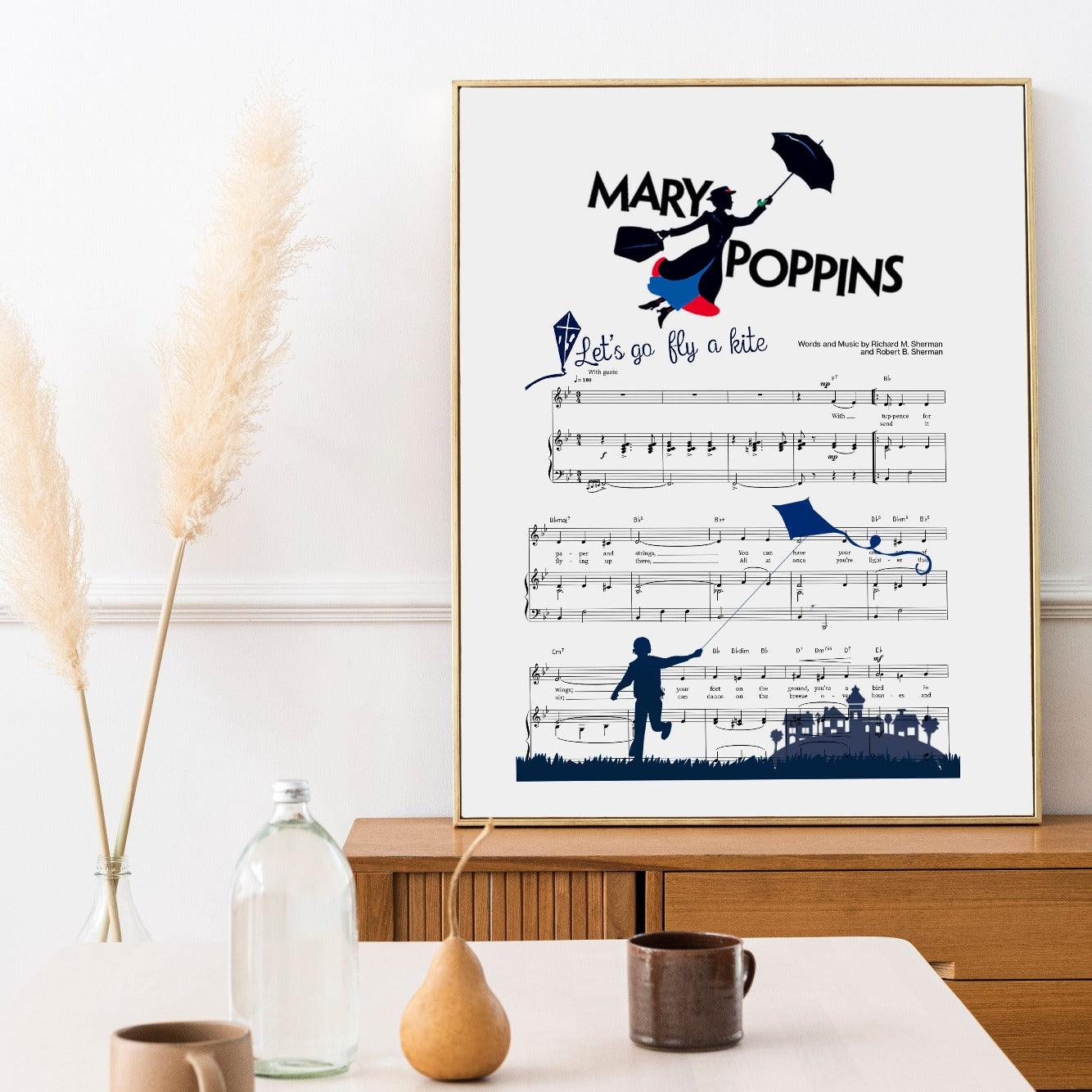 Mary Poppings - LET’S GO FLY A KITE Poster - 98typesMusic