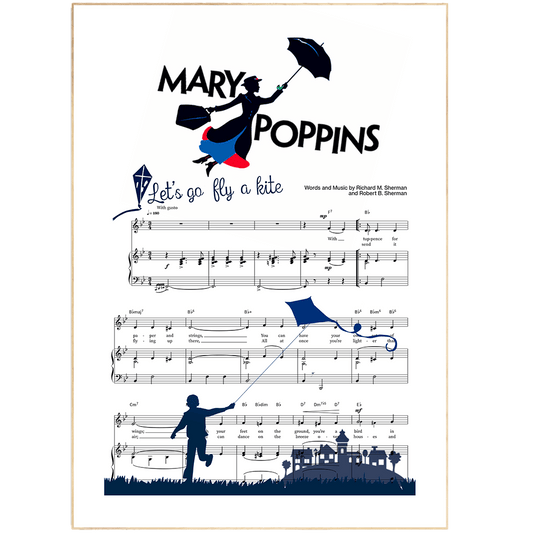 Mary Poppings - LET’S GO FLY A KITE Poster - 98types