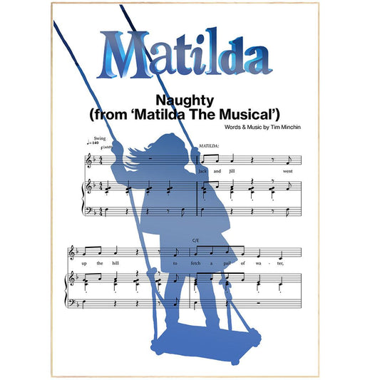 Matilda The Musical Naughty Poster - 98types