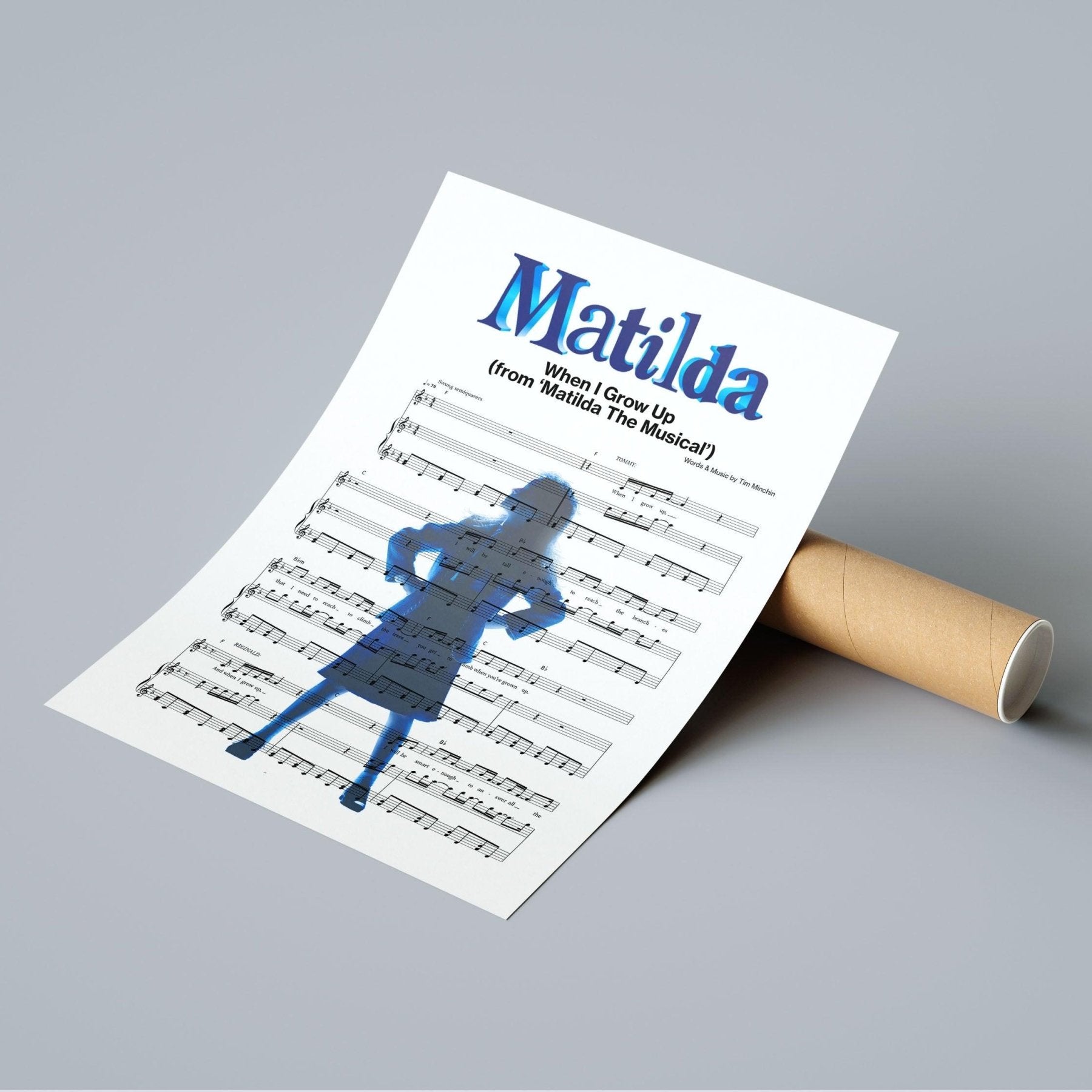 Matilda When I Grow Up Poster - 98typesMusic