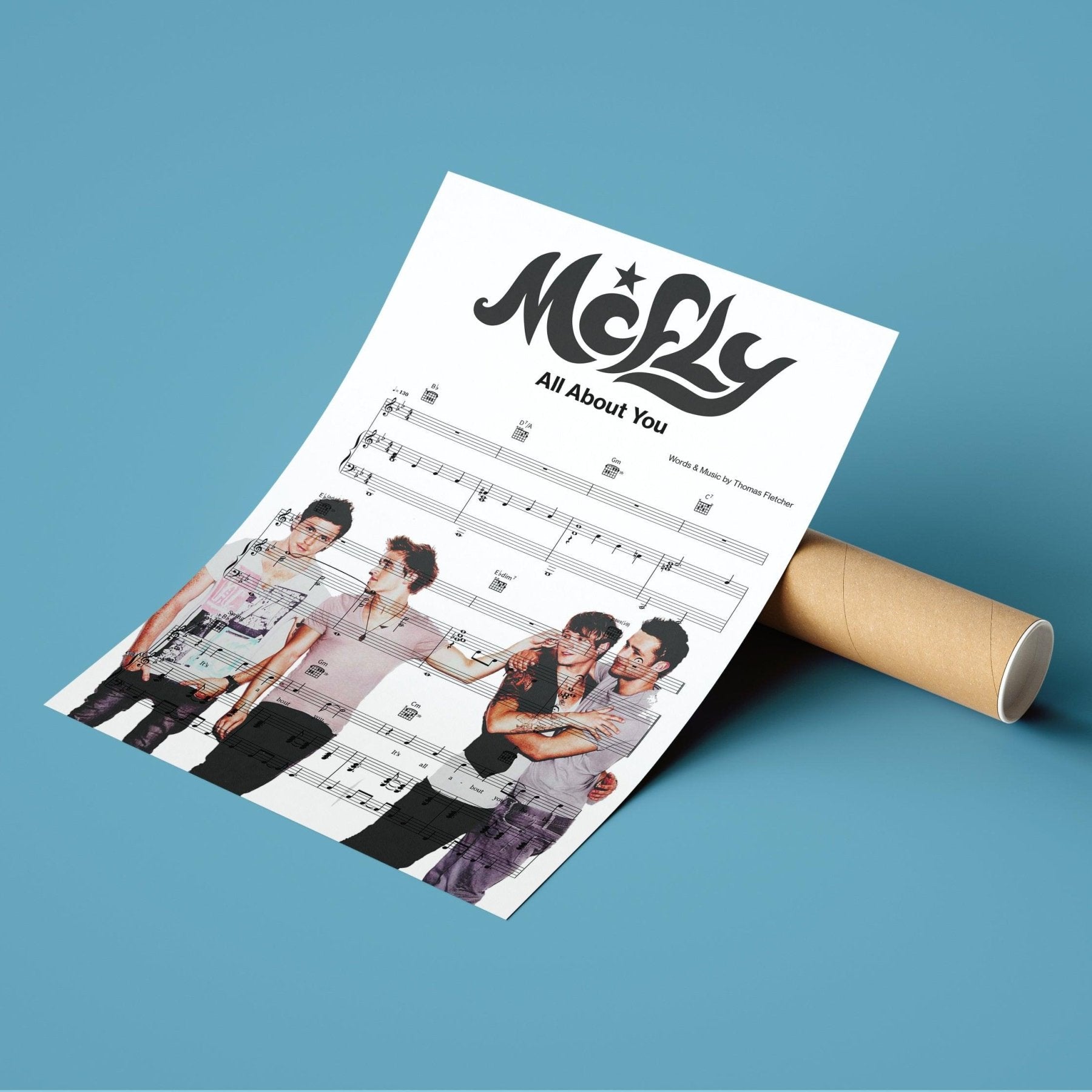 McFly - All About You Poster - 98typesMusic