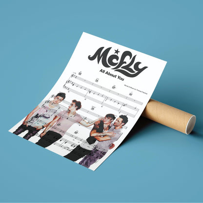 McFly - All About You Poster - 98typesMusic