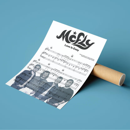 McFly - Love Is Easy Poster - 98typesMusic