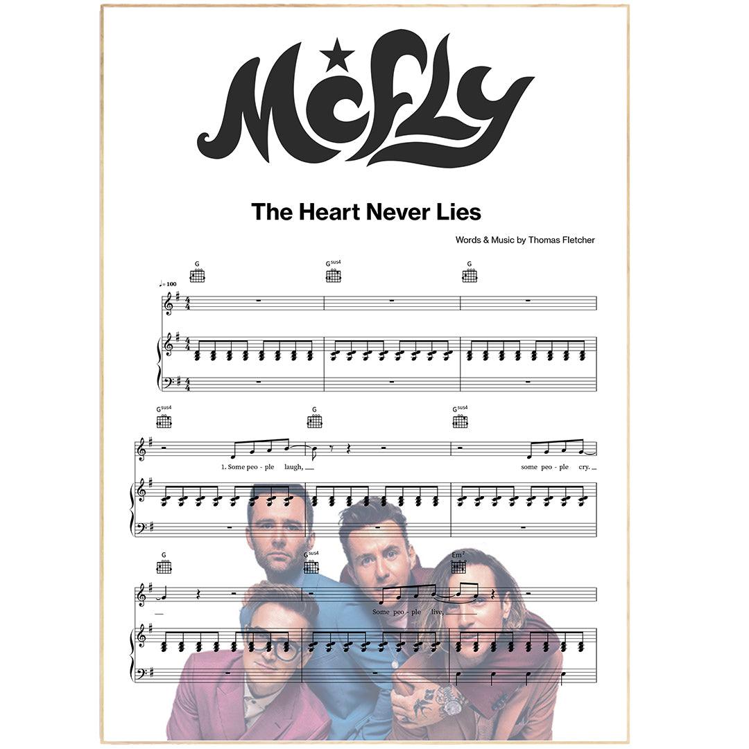 McFly - The Heart Never Lies Poster - 98typesMusic