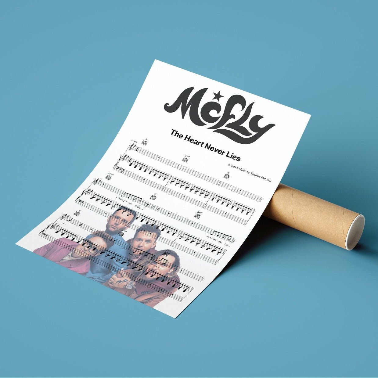McFly - The Heart Never Lies Poster - 98typesMusic