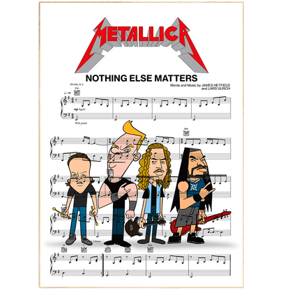 Metallica - Nothing Else Matters Print - 98typesMusic