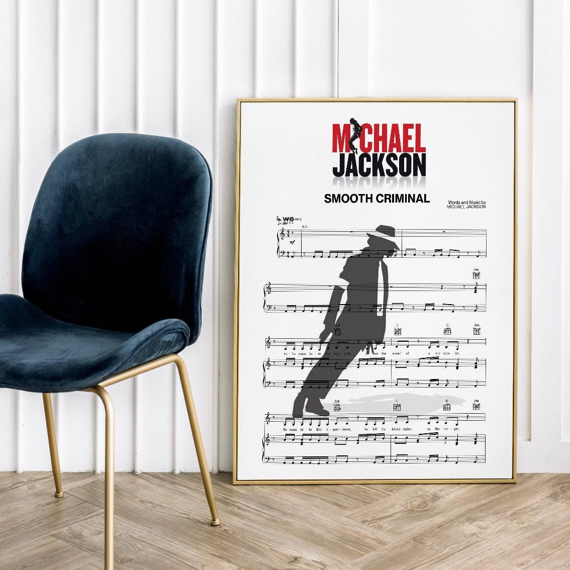 Michael Jackson - Smooth Criminal Poster - 98typesMusic