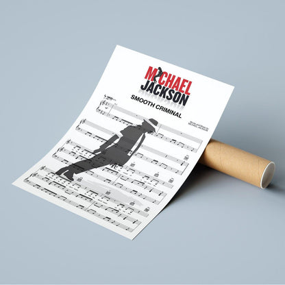 Michael Jackson - Smooth Criminal Poster - 98typesMusic