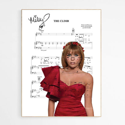 Miley Cyrus - The Climb Poster - 98typesMusic