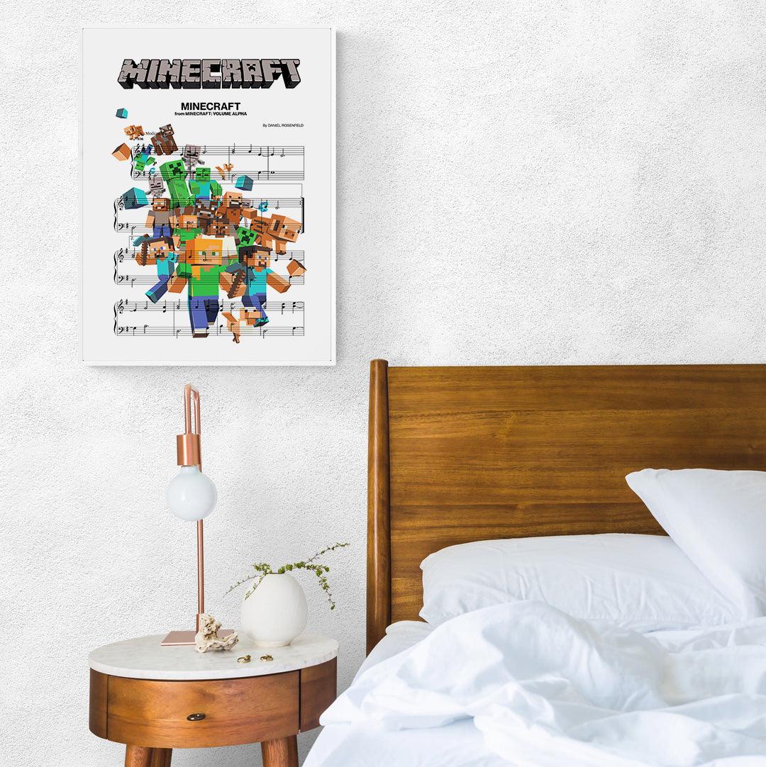MINECRAFT Main Theme Poster - 98typesMusic