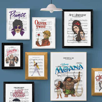 Moana - How Far I'll Go Poster - 98typesMusic