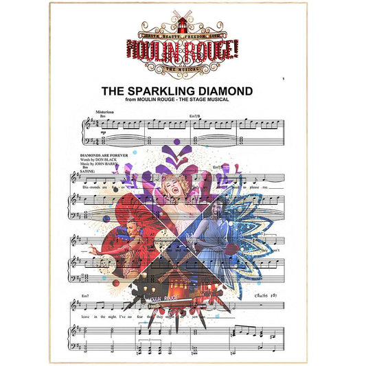 MOULIN ROUGE - The Sparkling Diamond Poster - 98typesMusic