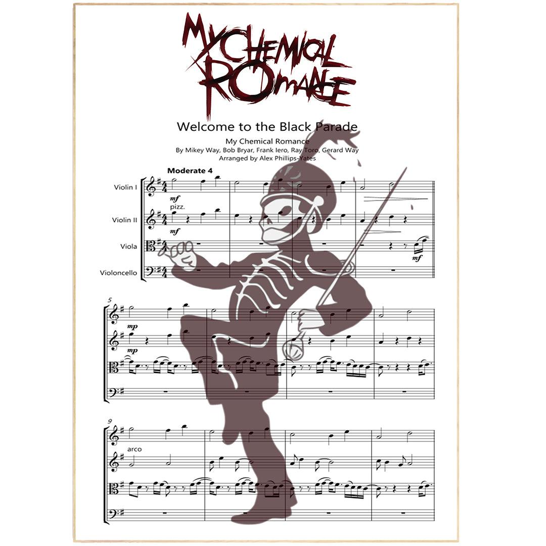 My Chemical Romance - Welcome To The Black Parade Poster - 98typesMusic