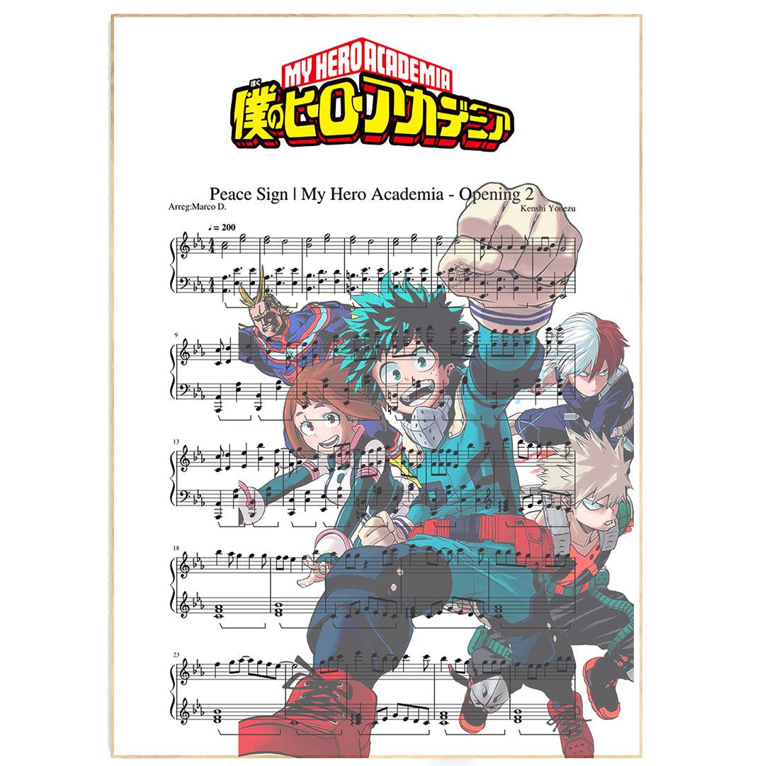 My Hero Academia - Opening 2 Poster - 98typesMusic