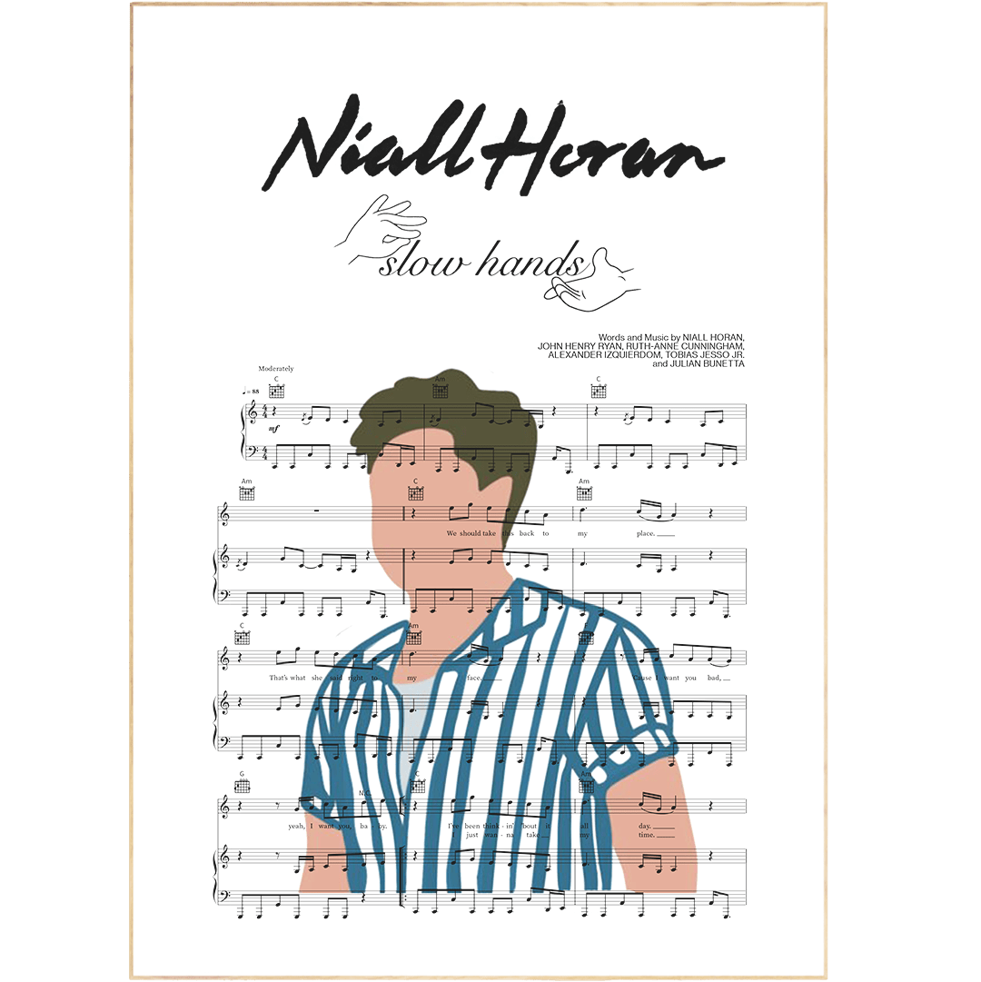 Niall Horan - Slow Hands Poster - 98typesMusic