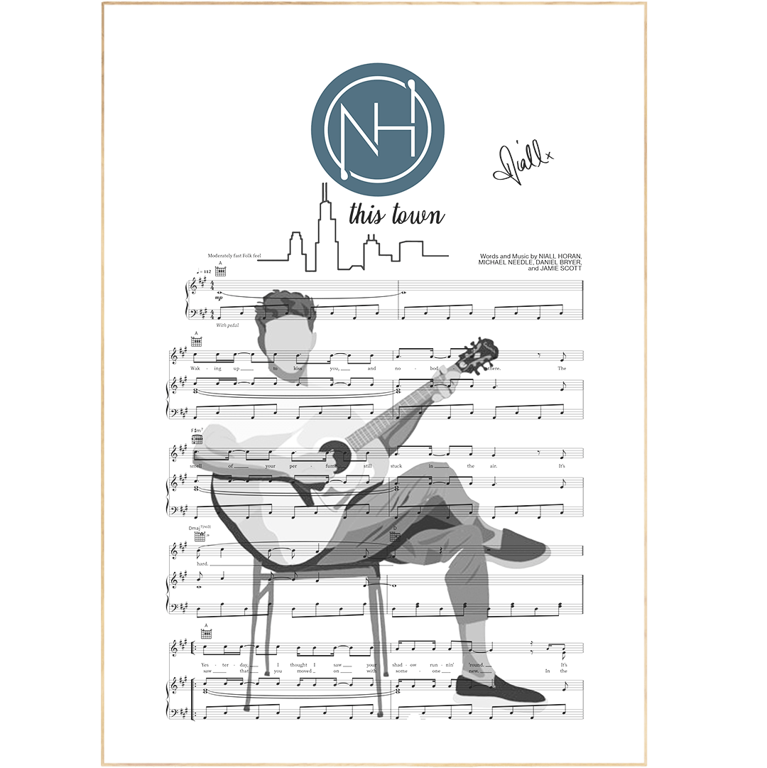 Niall Horan - This Town Poster - 98typesMusic