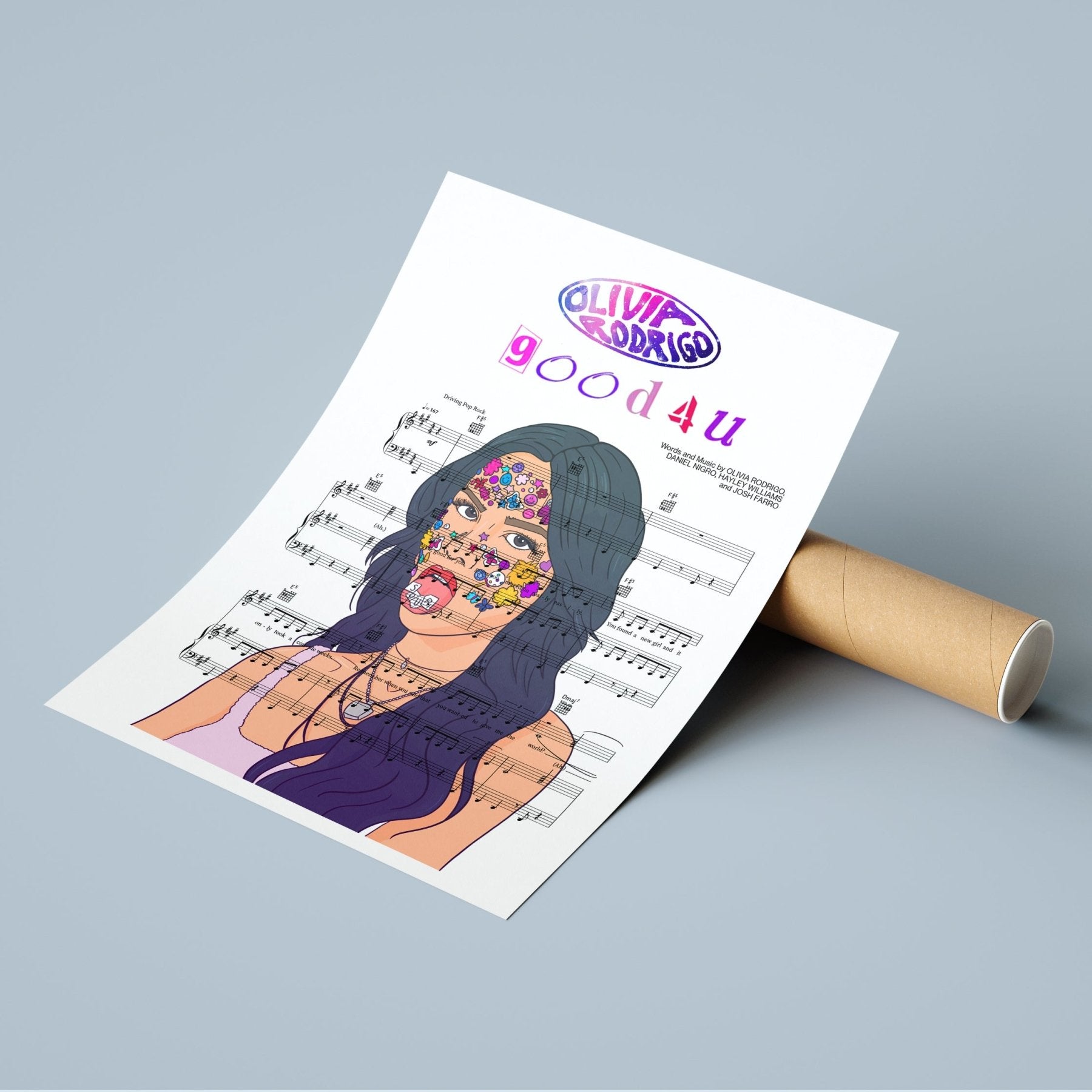 Olivia Rodrigo - good 4 u Print - 98typesMusic