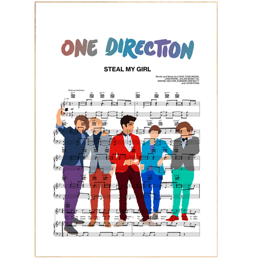 One Direction - STEAL MY GIRL Poster - 98typesMusic