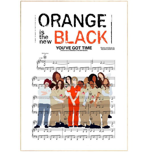 Orange Is The New Black Main Theme Poster - 98typesMusic