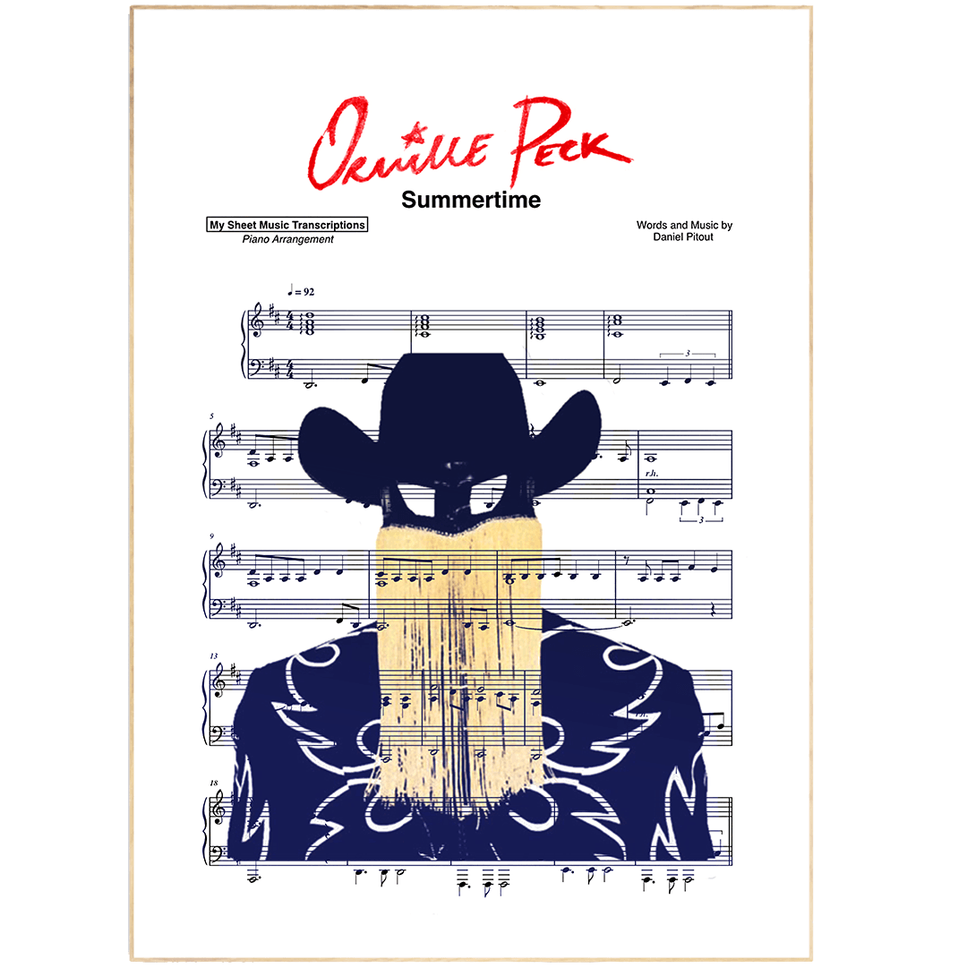 Orville Peck - Summertime Poster - 98typesMusic