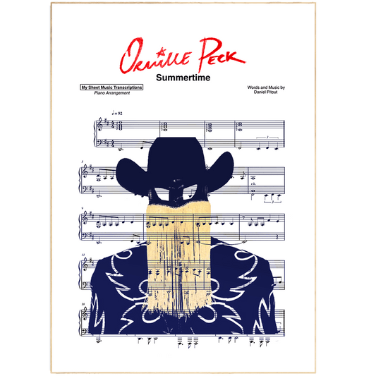 Orville Peck - Summertime Poster - 98typesMusic