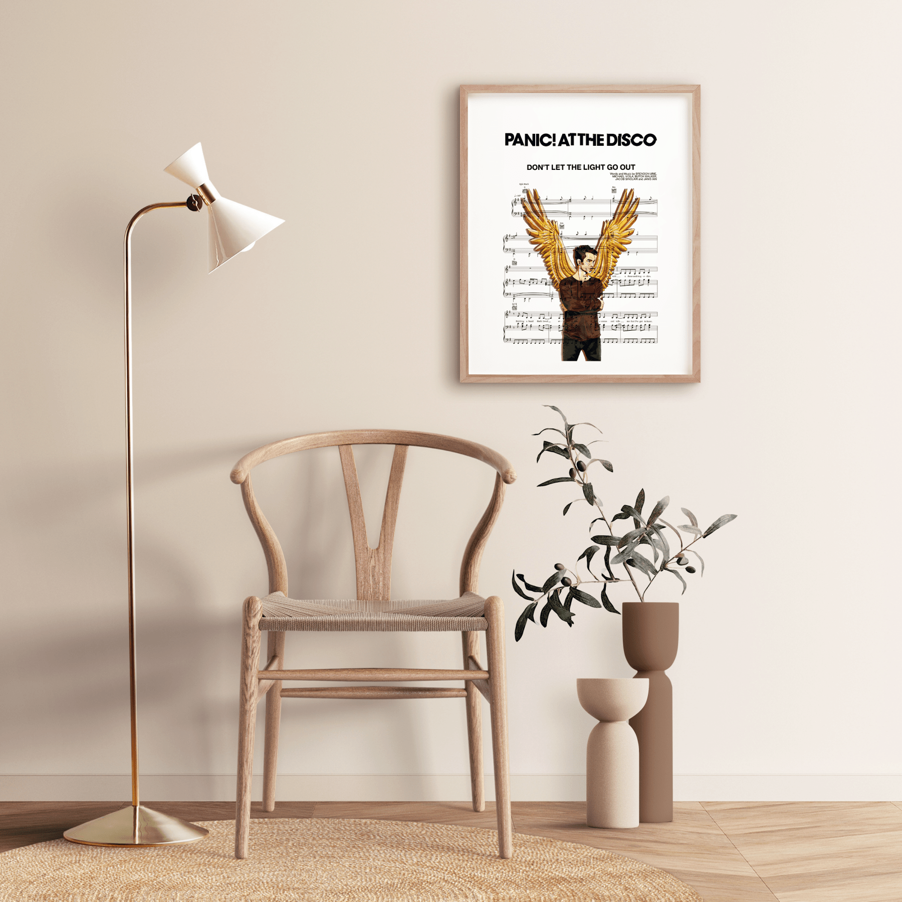 Panic at the Disco - DON’T LET THE LIGHT GO OUT Poster - 98typesMusic
